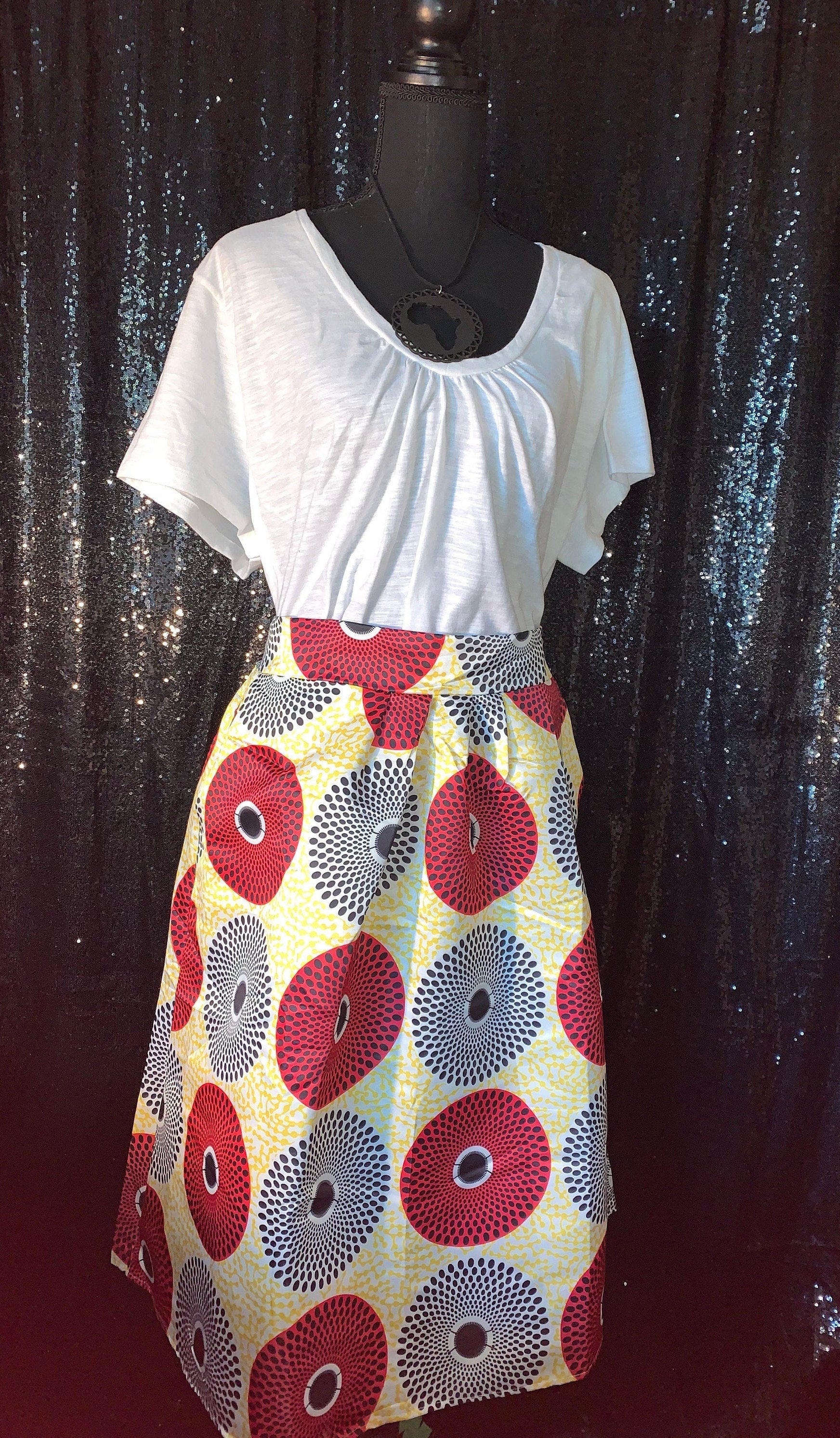 House of Shiphrah Vibrant Skirt