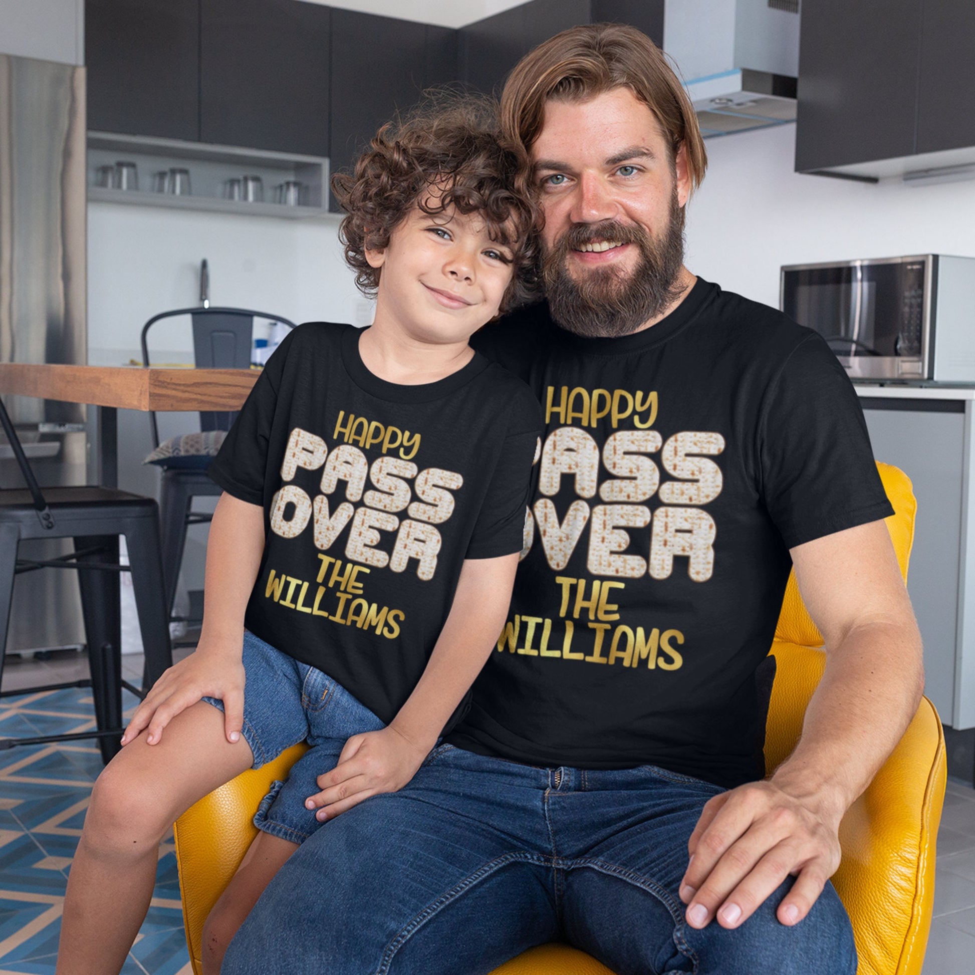 Happy Passover Family Matching Name T-Shirts