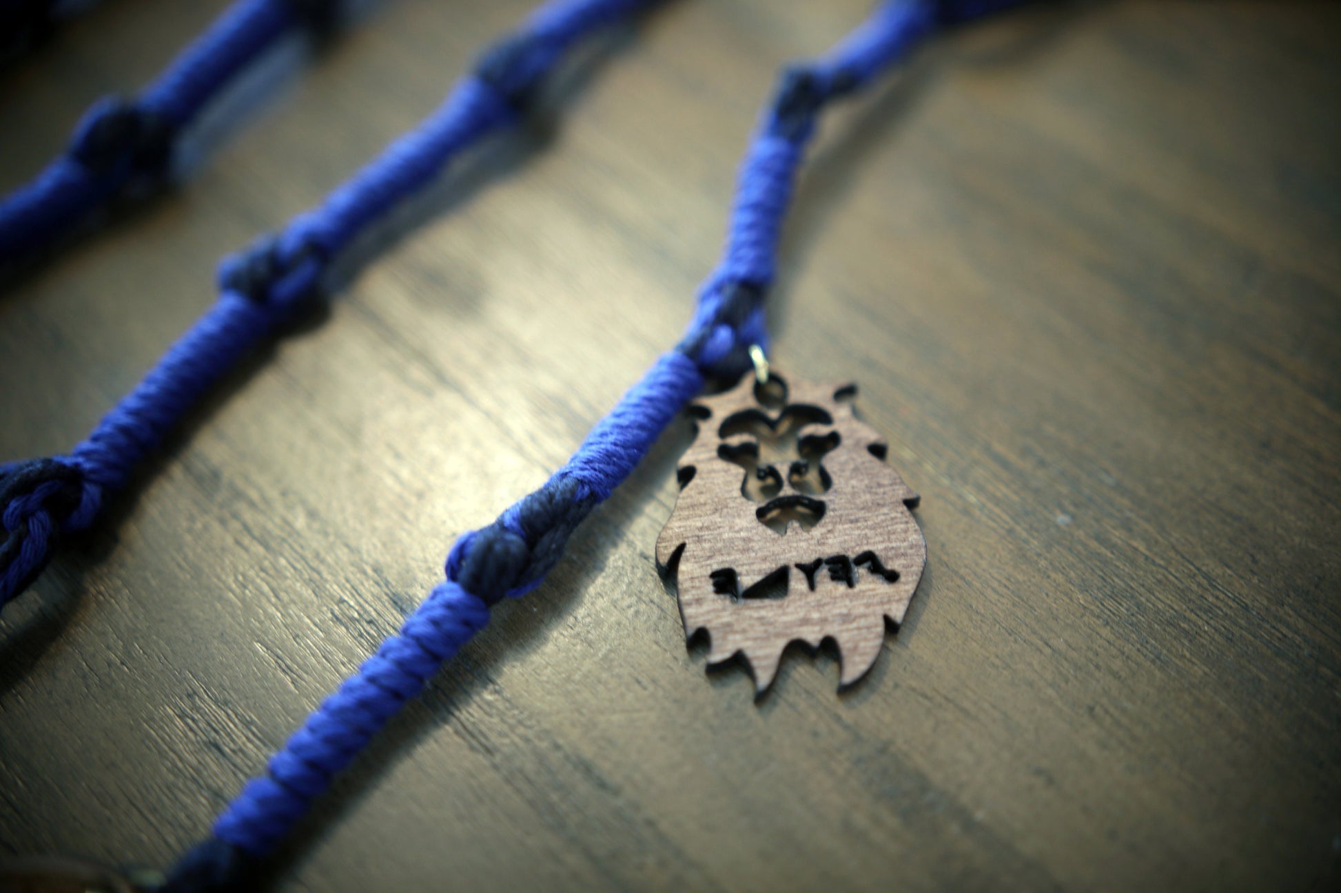 Hebrew Israelite Black With Navy Blue Tassels Tzitzits