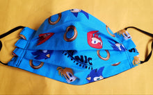 画像をギャラリービューアに読み込む, Sonic The Hedgehog 3 Masks SET 100% Cotton
