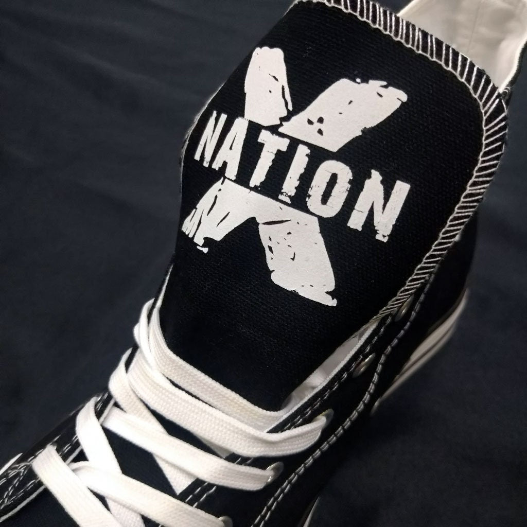 Hebrew Israelite Custom X Nation Hip Hop Shoes, like All Stars