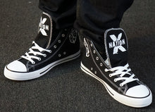 画像をギャラリービューアに読み込む, Hebrew Israelite Custom X Nation Hip Hop Shoes, like All Stars
