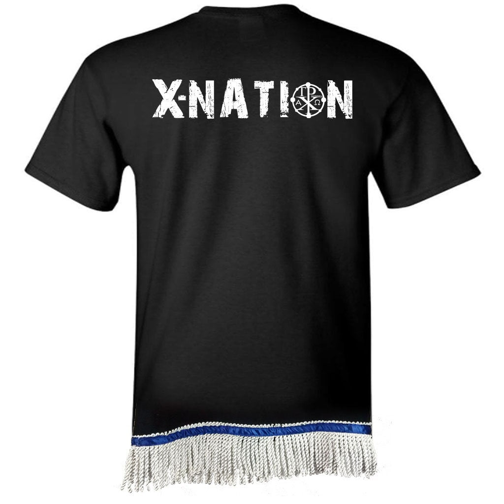 Hebrew Israelite T Shirt with Fringes, Blessed - X Nation Brand - 12 Tribes Garments