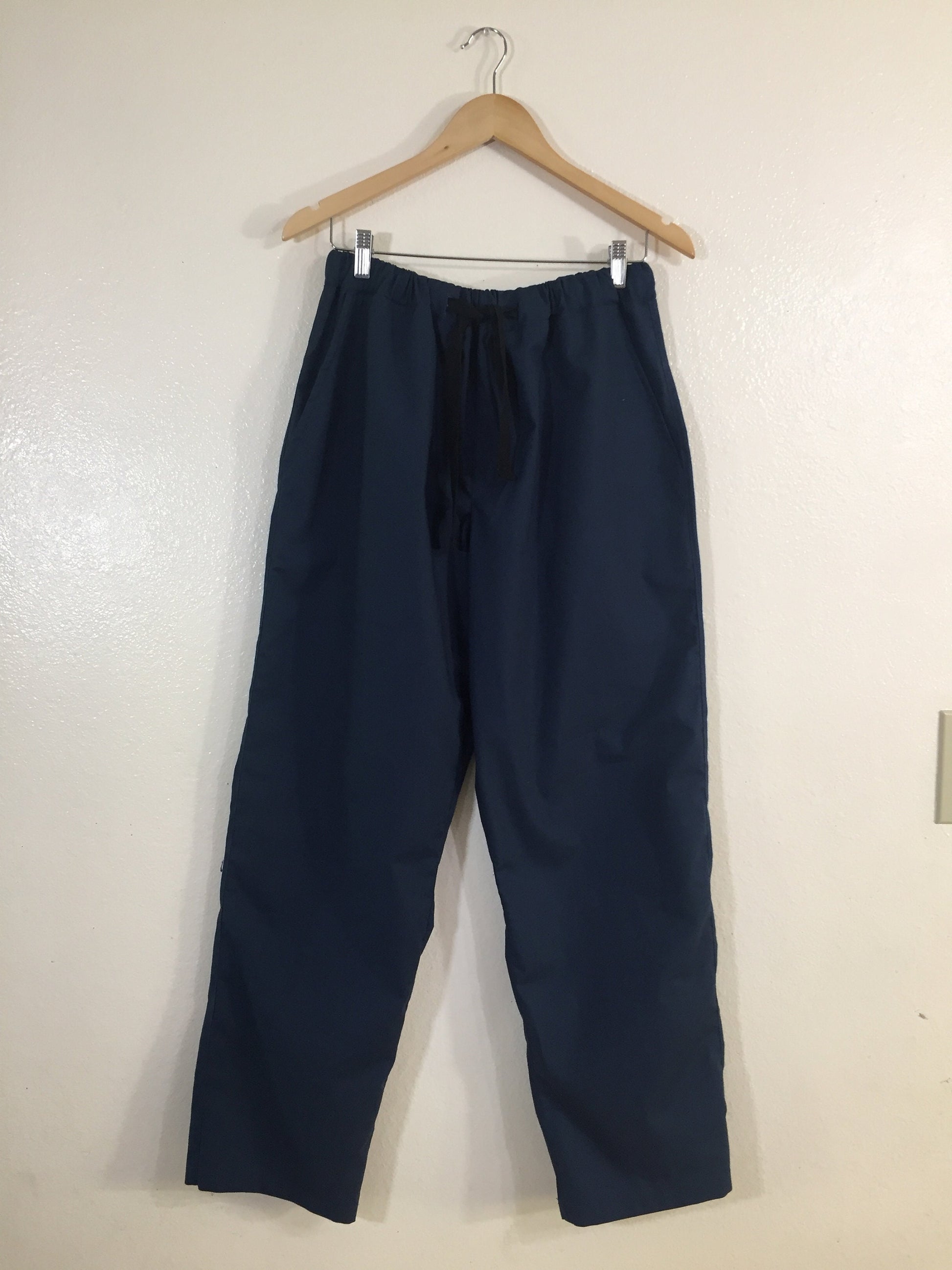 3 Pc Navy Blue Set with Gold embroidery