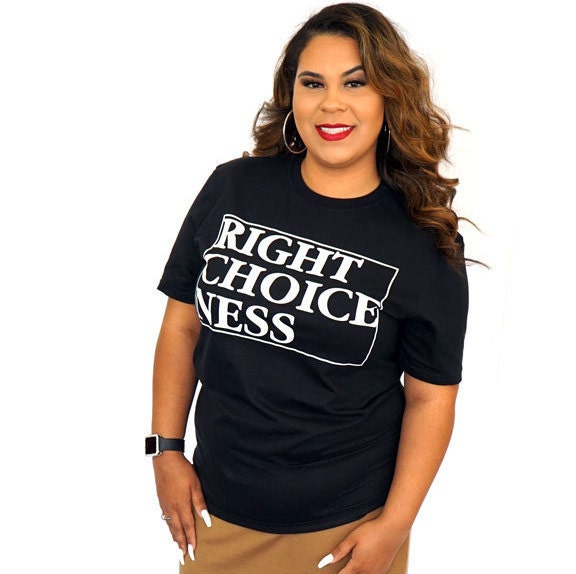 Hebrew Israelite Right Choice Ness, Righteousness, T Shirt with Fringes,