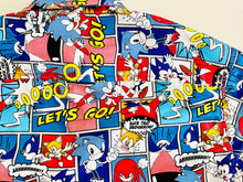 Load image into Gallery viewer, Handmade Men’s Sonic The Hedgehog Button Up Dress Shirt
