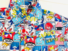Load image into Gallery viewer, Handmade Men’s Sonic The Hedgehog Button Up Dress Shirt
