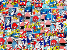 Load image into Gallery viewer, Handmade Men’s Sonic The Hedgehog Button Up Dress Shirt
