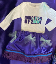 画像をギャラリービューアに読み込む, Hebrew Israelite baby onesiesskirt set
