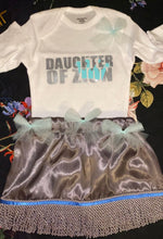 画像をギャラリービューアに読み込む, Hebrew Israelite baby onesiesskirt set
