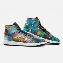 Load image into Gallery viewer, Custom Hebrew Israelite Men&#39;s Women&#39;s High Top Leather Sneakers
