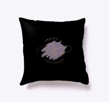 Load image into Gallery viewer, Prayer &amp; Positivity Pillow ( Black)
