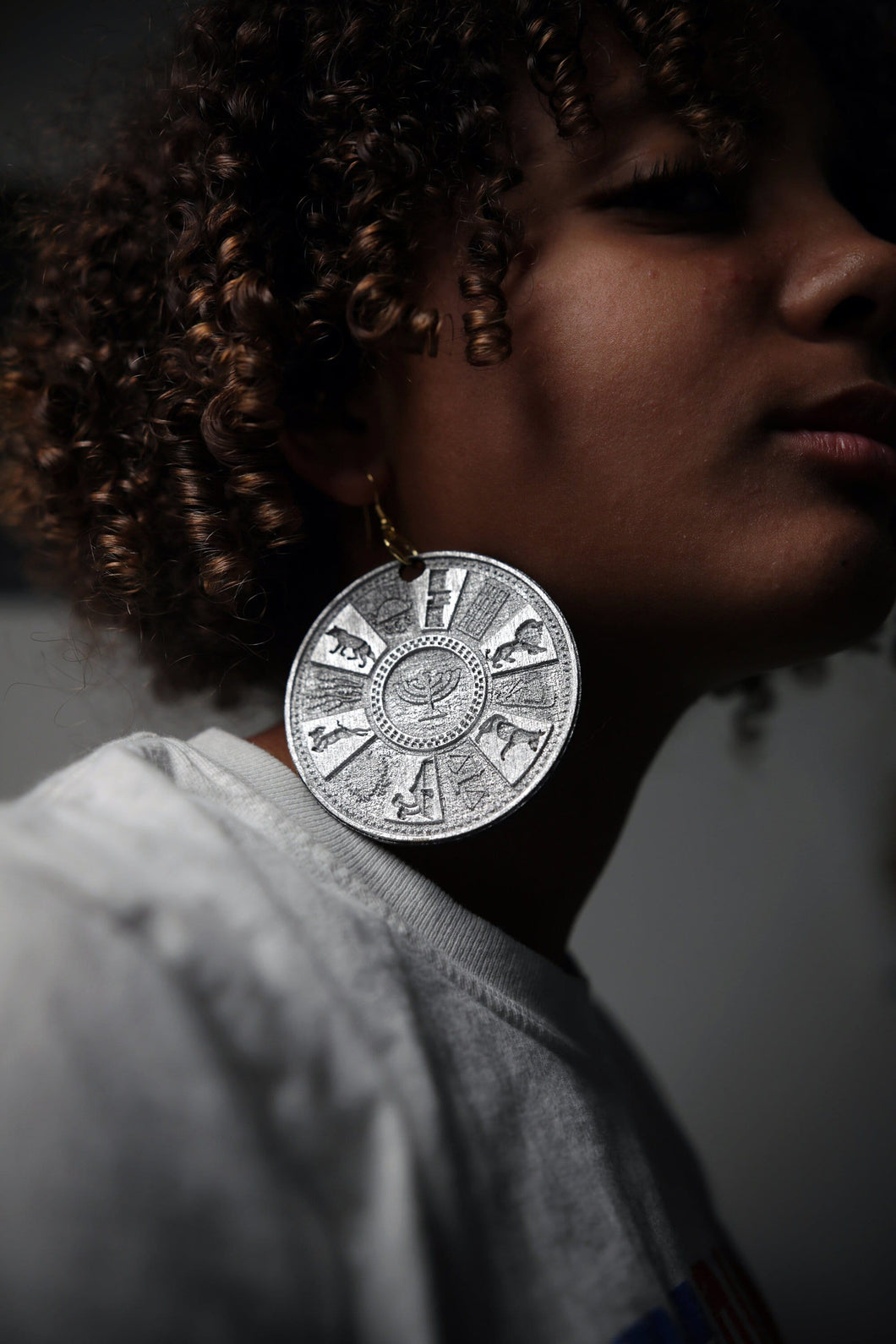 Hebrew Israelite 12 Tribes Silver Earrings