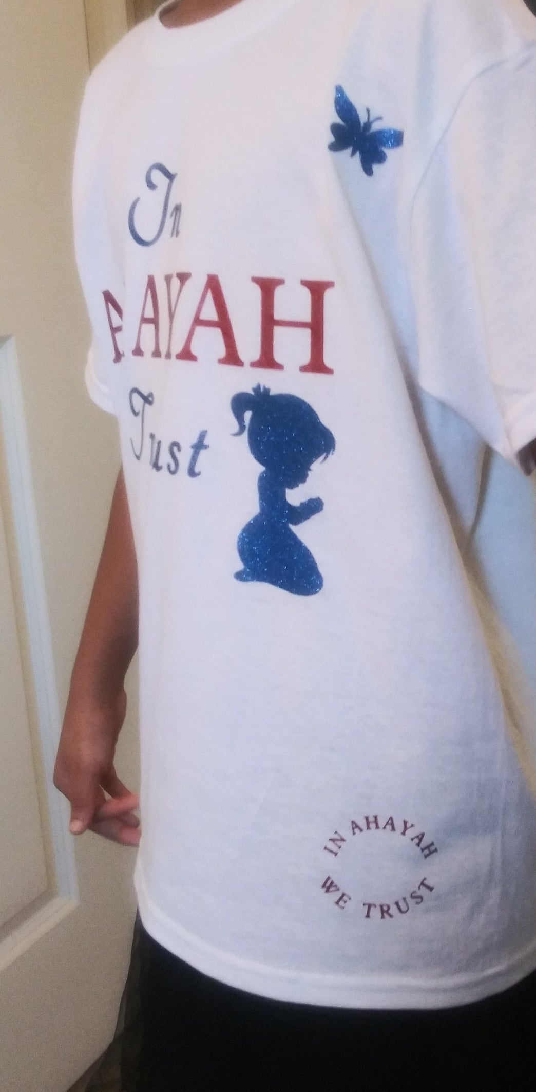 In AHAYAH WE TRUST-Israelite Girls Shirt