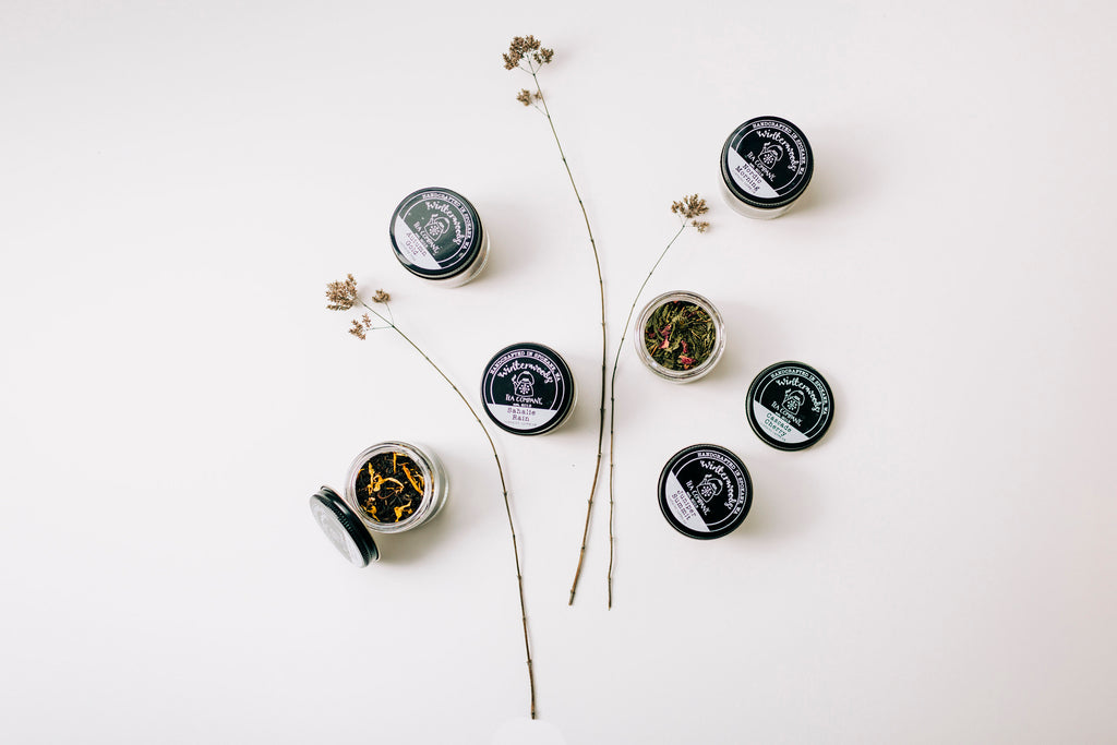 Tea Trio | ORGANIC Loose Leaf Tea Samplers | Beautiful Glass Jar Samplers  | Tea Gift