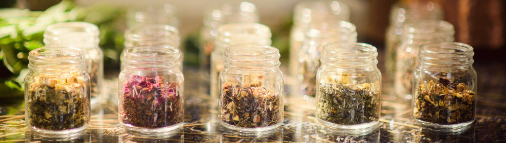 Tea Trio | ORGANIC Loose Leaf Tea Samplers | Beautiful Glass Jar Samplers  | Tea Gift