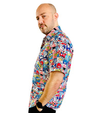 Load image into Gallery viewer, Handmade Men’s Sonic The Hedgehog Button Up Dress Shirt
