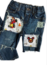 画像をギャラリービューアに読み込む, Mickey Mouse Toddler Roadster Jeans Made from Mickey Fabric

