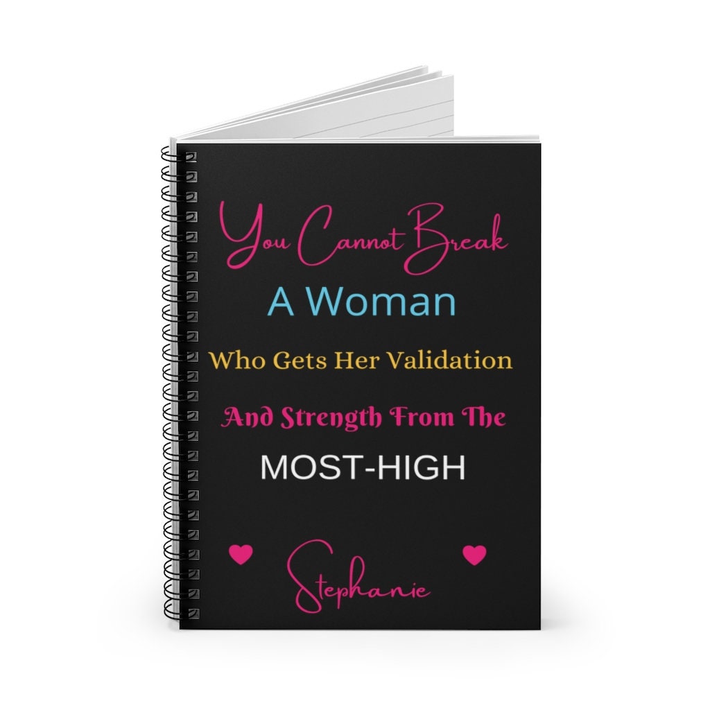 Daughter Of The Most High, APTTMH, Custom Spiral Notebook