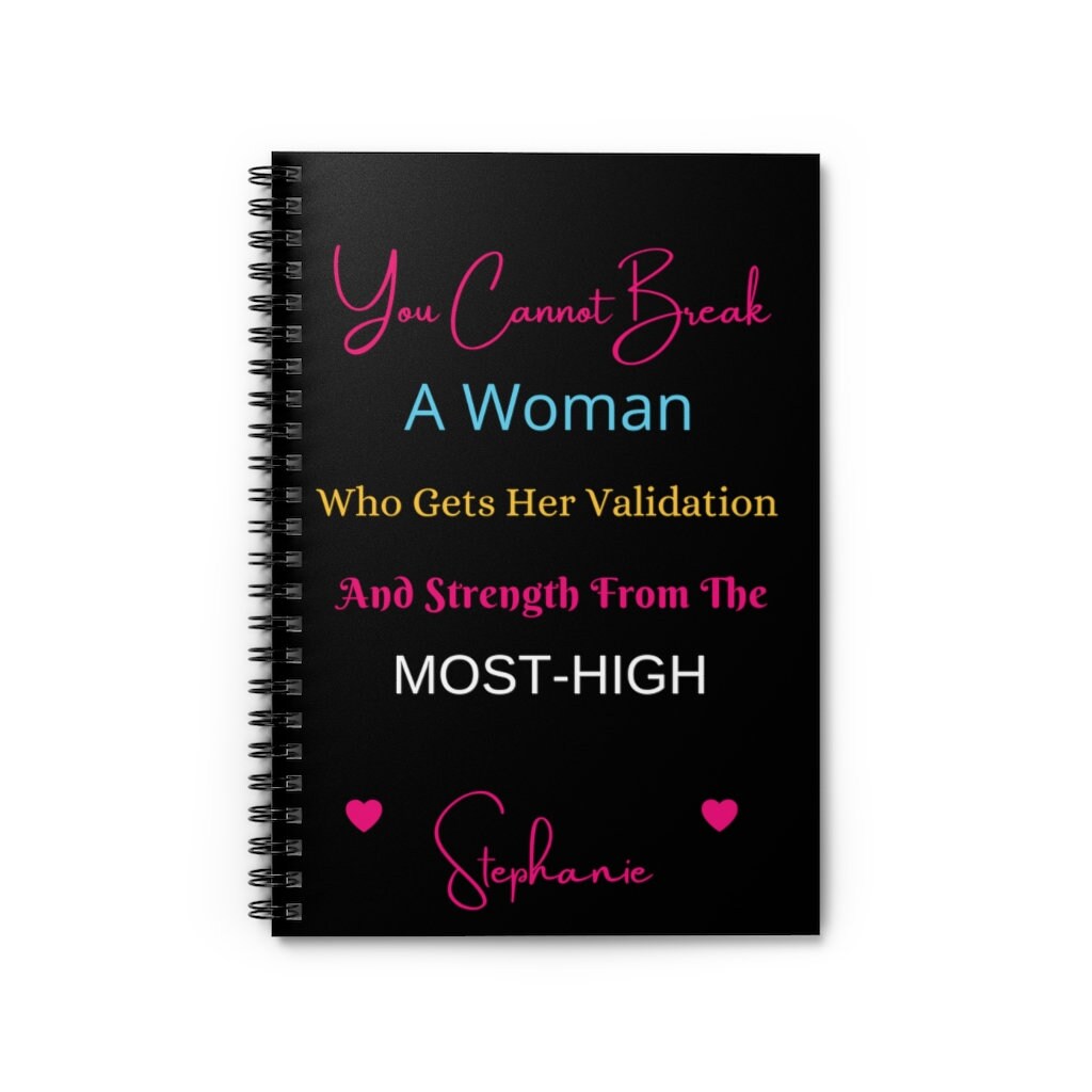 Daughter Of The Most High, APTTMH, Custom Spiral Notebook