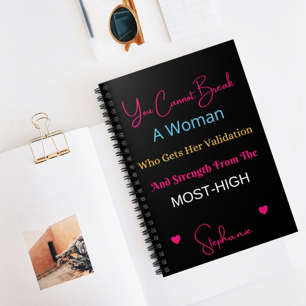 Daughter Of The Most High, APTTMH, Custom Spiral Notebook