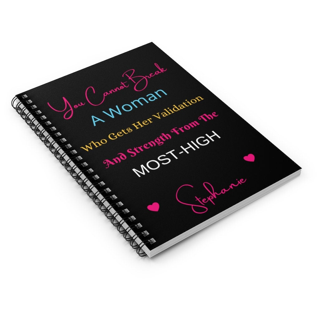 Daughter Of The Most High, APTTMH, Custom Spiral Notebook