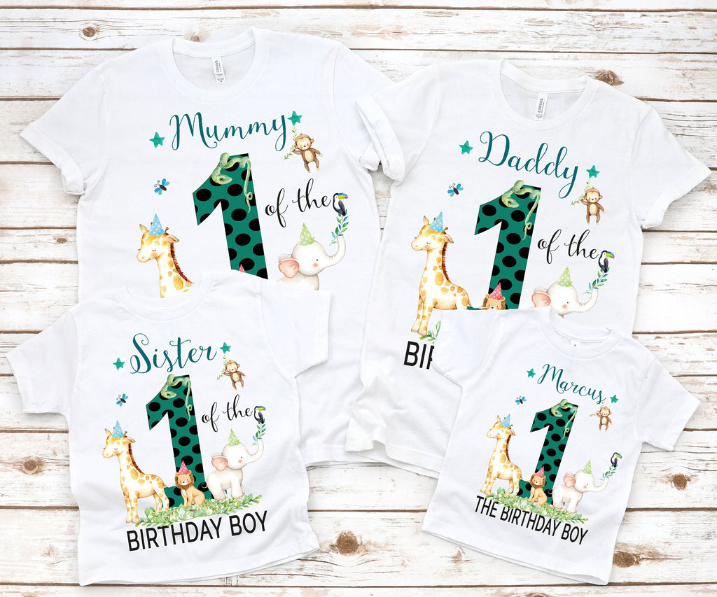 The Birthday Boy Family Birthday Family Shirts Birthday Shirts 1st Birthday Any Age Family Matching Shirts Mommy and Me Daddy and Me