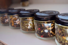 Load image into Gallery viewer, Tea Trio | ORGANIC Loose Leaf Tea Samplers | Beautiful Glass Jar Samplers  | Tea Gift
