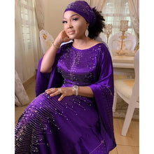 Load image into Gallery viewer, Handmade African Dashiki Dresses With Head Scarf
