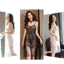 画像をギャラリービューアに読み込む, Women Lace Spaghetti Strap Sexy Nightgown
