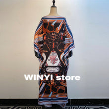 Load image into Gallery viewer, Elegant Kumait Dashiki Printed Bohemis Loose Muslim Maxi Beach Dress - slvhasitall
