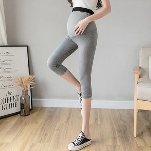 Maternity Leggings Cotton leggings For Pregnancy Women