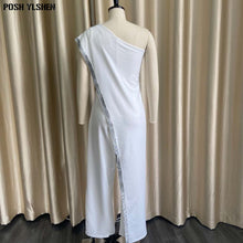 Load image into Gallery viewer, Women African Off-The-Shoulder Casual Dashiki Jumpsuit - slvhasitall
