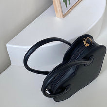 Load image into Gallery viewer, Vintage Cool Girls Love Heart  Small  Black Tote Purse
