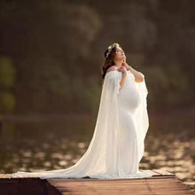 Load image into Gallery viewer, Chiffon Shawl Maternity Photography Props Elegant Maxi Gown
